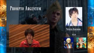 Final Fantasy XV  Jap Voice Actors  2 Prompto Argentum  Tetsuya Kakihara [upl. by Pansie]