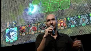 Erwan le Breton and MightampMagic Heroes 6 team on stage at Gamescom 2011  EUROPE [upl. by Jaclin882]