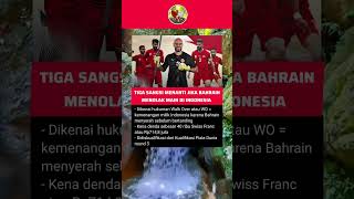 3 SANGSI JIKA BAHRAIN MENOLAK MAIN DI INDONESIA timnasindonesia bahrain [upl. by Norel]