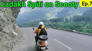 Ladakh amp Spiti Ride on Scooty  Reached SONAMARG  A 1200 Years Old Temple in Kashmir [upl. by Ysnat473]