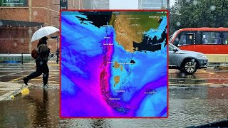 Nuevo ciclón extratropical en Chile Zonas afectadas y detalles del fenómeno [upl. by Nahtnhoj]