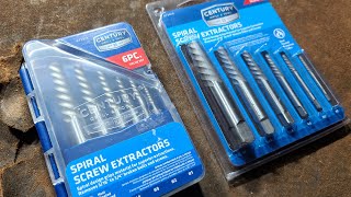 Century Tools New Vs Old Screw Extractor Set Comparison [upl. by Beth507]