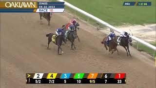 Oaklawn Park April 22 2023 The Oaklawn Handicap [upl. by Ahsiener643]