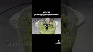 PiliPili yakusaga Grounded Green Pepe recipe cooking food trending pilipili groundedpepe [upl. by Boys]