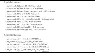 Windows 81 AIO 20in1 x64 x86 Pre Activated Nov2013 Full Version [upl. by Repmek290]