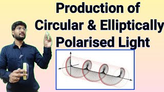 Production of EM Wave  Linear circular amp Elliptical polarised light [upl. by Azitram]