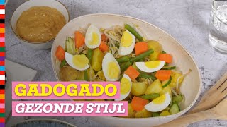 Gadogado gezonde stijl  Gezond recept  Voedingscentrum [upl. by Sivrahc]