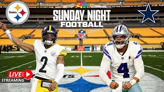 DALLAS COWBOYS VS PITTSBURGH STEELERS NFL LIVE STREAM WATCH PARTY SNF [upl. by Hillyer]