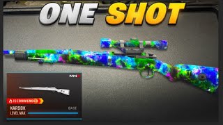 new ONE SHOT KAR98 BUILD is META in WARZONE 3 😲 Best KAR98K Class Setup  MW3 [upl. by Berkin]