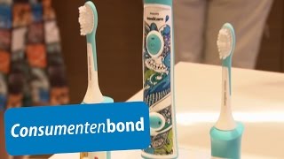 Philips Sonicare for Kids tandenborstel  IFA 2014 Consumentenbond [upl. by Wilden]