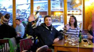 Times Online Live Apres Ski Bar Robinson Morzine [upl. by Lorsung]