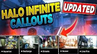 UPDATED Halo Infinite Pro Callouts  All Ranked Maps  Cheat Sheets [upl. by Shoifet]