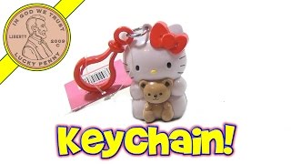 Hello Kitty Backpack Keychain Clip Dispenser with Candy [upl. by Ellitnahc]