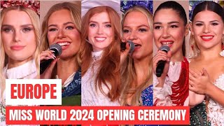 🔴4K Miss World EUROPE Opening Ceremony [upl. by Eilla]