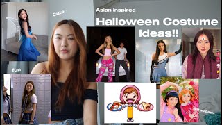 NOT so basic ASIAN INSPIRED Halloween costumes 🎃👻 [upl. by Ahsieni]