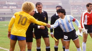 Diego Maradona vs Carlos Valderrama [upl. by Coughlin]