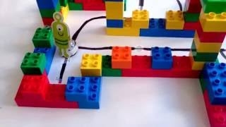 Ozobot Maze with Duplo amp Ozoeasy Stickers [upl. by Anilec]