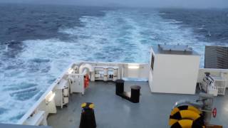 Northlink Ferries Aberdeen to Shetland ferry Hjaltland arriving into Lerwick [upl. by Avilys172]