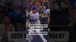 2025 MLB Free Agent Rankings Top five first basemen [upl. by Garvy713]