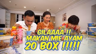 The Onsu Family  GILAAAA  MAKAN MIE AYAM 20 BOX [upl. by Jacynth]