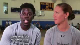 Two Sport Couple Jrue and Lauren Holiday [upl. by Beera30]