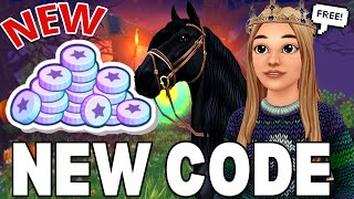 NEW STAR COINS CODE FOR ALL STAR STABLE PLAYERS [upl. by Htinnek]