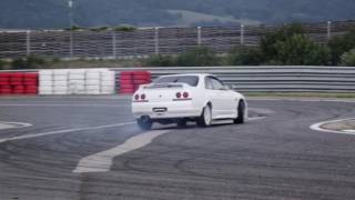 Skyline r33 GTST rb26 drift wachauring Single Turbo holset [upl. by Daggna]