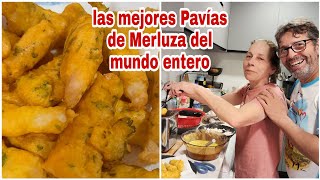 Las mejores pavías de merluza del mundo entero  receta de mi hermana pepi [upl. by Aicissej]