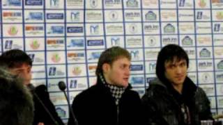 Rus Nats 2010 Pairs SP press conferenceavi [upl. by Aminta]