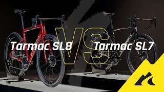 REVIEW  Nuova Specialized Tarmac SL8 vs SL7  Comparazione e differenze [upl. by Karilla]