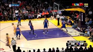 HD Kobe Bryant 28 Points 4Point Play vs New York Knicks  Highlights 29122011 [upl. by Marthe]