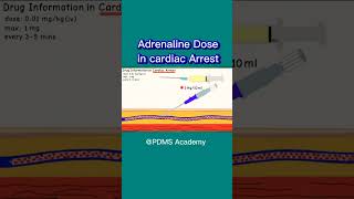 Adrenaline Dose delivery in cardiac Arrest medicine [upl. by Kirst]