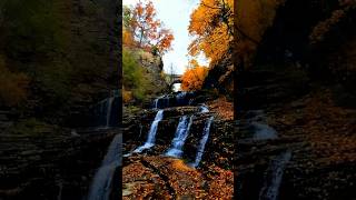 Cascadilla Gorge Trail  Ithaca NY 🍂 hiking waterfalls vlogs [upl. by Harutak]