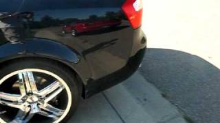 2004 Audi S4 custom borla exhaust with no resonators drivingAVI [upl. by Yror]