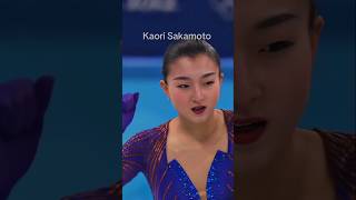 Kaori Sakamoto figureskater kaorisakamoto worldchampion2022 worldchampion2023 worldchampion2024 [upl. by Inge]