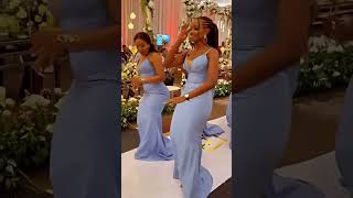 Beautiful bridesmaid entrance bridesmaids wedding burnaboy bridesmaidfashion bridalfashion [upl. by Jacquelyn566]