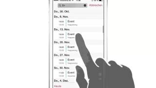 iPhone iPad Anleitung Suchfunktion der KalenderApp nutzen [upl. by Nhguavad147]