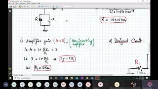 Design of Wien Bridge Oscillator using Opamp [upl. by Nomelihp]