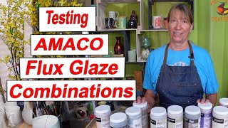 Testing 7 New Amaco Flux Glaze Combinations [upl. by Casimir]