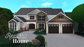 Bloxburg Realistic Home House Build Roblox [upl. by Geordie]