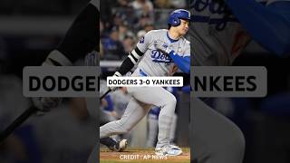 Dodgers Lead 30 Yankees World Series mlb dodgers yankees baseball [upl. by Ades]