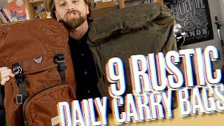 9 Daily Carry Backpacks Waxed Canvas [upl. by Ethben]