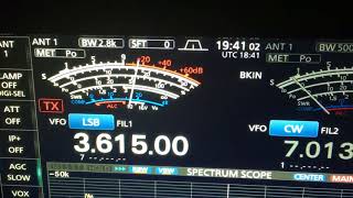 icom ic7610 vs ic7600 rx audio test [upl. by Delacourt260]