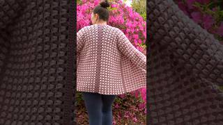 Want to make this crochet fall hexagoncardigan sizeinclusive pattern cardigan grannysquare [upl. by Ysus313]