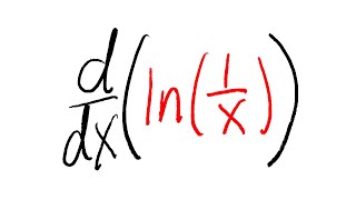 Derivative of ln1x calculus 1 tutorial [upl. by Netsrik]