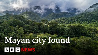 Ancient Mayan city discovered in Mexico jungle by accident  BBC News [upl. by Venetis]