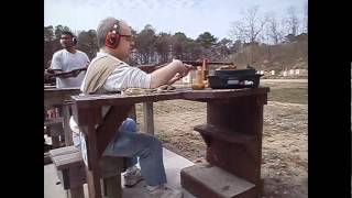 Shooting my M1885 Winchester in 22 Long and 22 Long Rifle [upl. by Ayisan581]