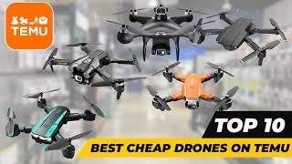 Top 10  Best Cheap Drones on Temu in 2024 [upl. by Iaka797]