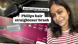 Philips hair straightener brush httpsamznindi4pvj9w [upl. by Mcripley]