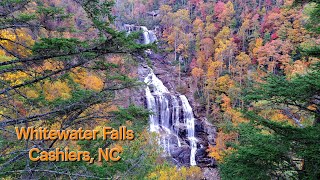 Whitewater Falls  Cashiers North Carolina Highest Waterfall East Of The Rockies [upl. by Etat]